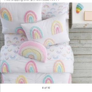 PBK rainbow bedding set size full/queen